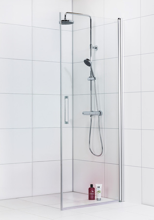 Svingdør Frost C 80 Silvermat Klart Glas