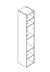 HØJSKAB 300X300 HVID MATT (FLEXLINE/LIVING/GRAND)