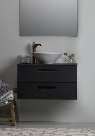Noro Relounge 1000 Sort Fanér Underskab & Bordplade