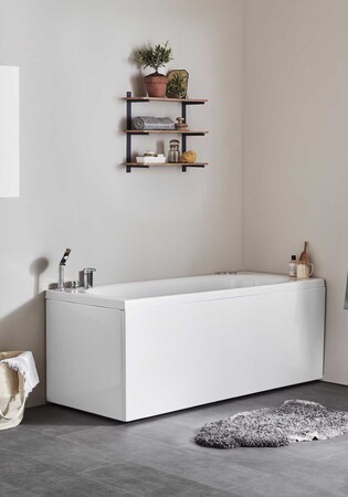 Massage Badekar Relounge 160 Silver Venstre