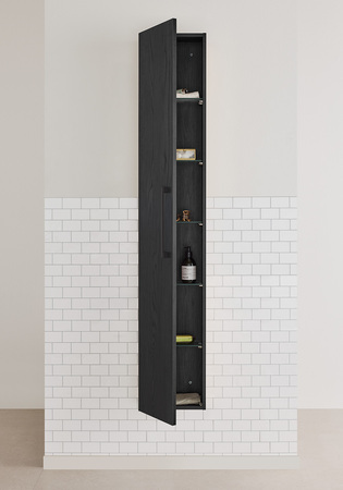 Højskab Multi Sort Trætekstur