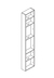 HØJSKAB 300x120 HVID MATT (FLEXLINE/LIVING/GRAND)