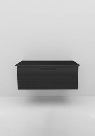 Noro Relounge 1000 Sort Fanér Underskab & Bordplade
