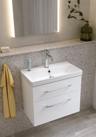 Underskab Fix Trend Vit Matte Med Håndvask 550