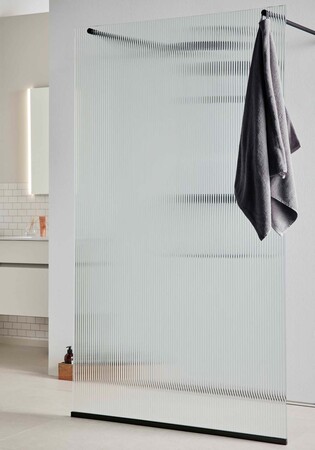 Brusevæg Frost Dv 1150 Sort Riflet Glas