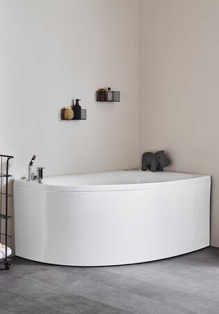 Massage Badekar Sand 160 Gold Venstre