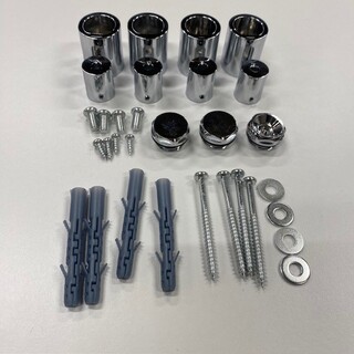 Monteringssæt  Deco Arc Håndklædetørrere Krom