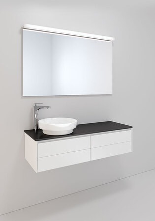 Bordplade Lifestyle Concept 1160 Sort Højtrykslaminat Dobb. 