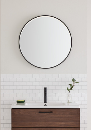 Spejl Mood Rund Med Lys Led 700