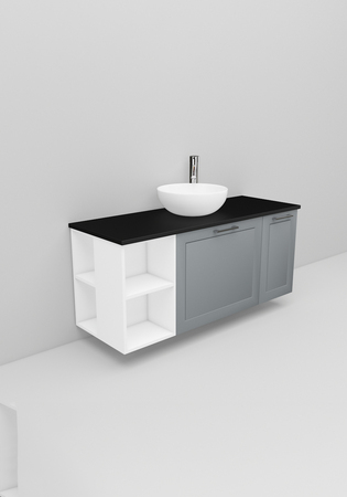 Flexline Underskab Modell 208.4 1200 Grå Mat Rammeme