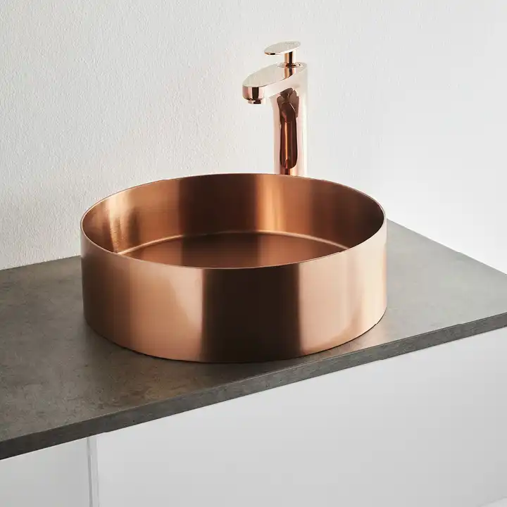 NORO Icon fritstående håndvask kobber