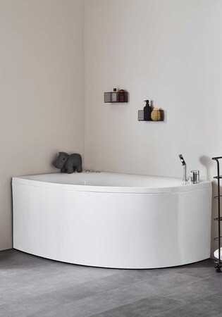 Massage Badekar Sand 160 Bronze Højre