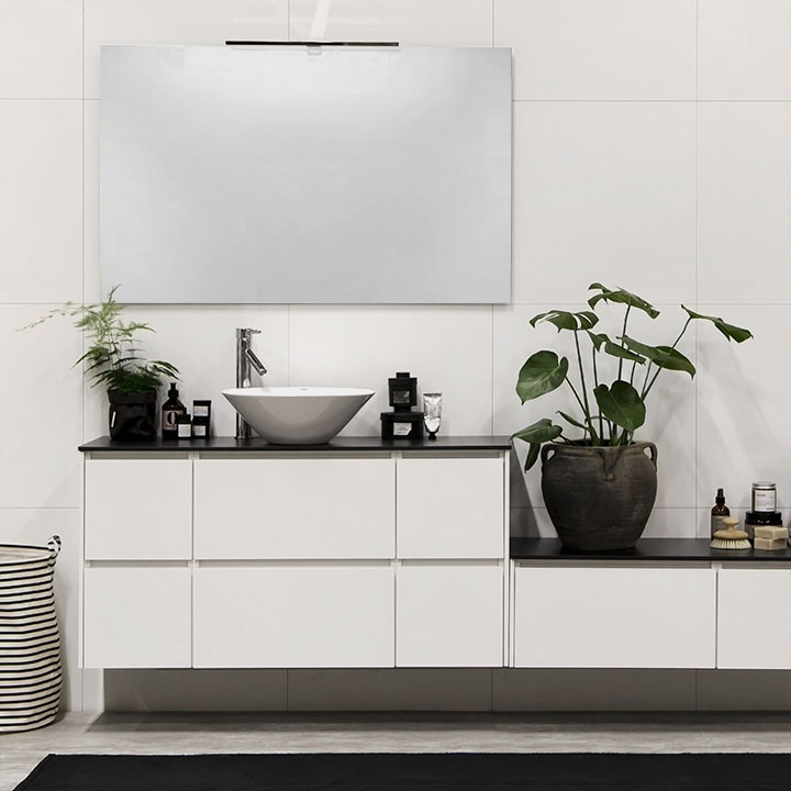 Noro Flex  spejl og Lifestyle concept badeværelsesmøbel