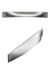 Håndtag Curve Børst Aluminium