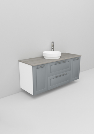 Flexline Underskab Modell 156.4 1200 Grå Mat Rammeme